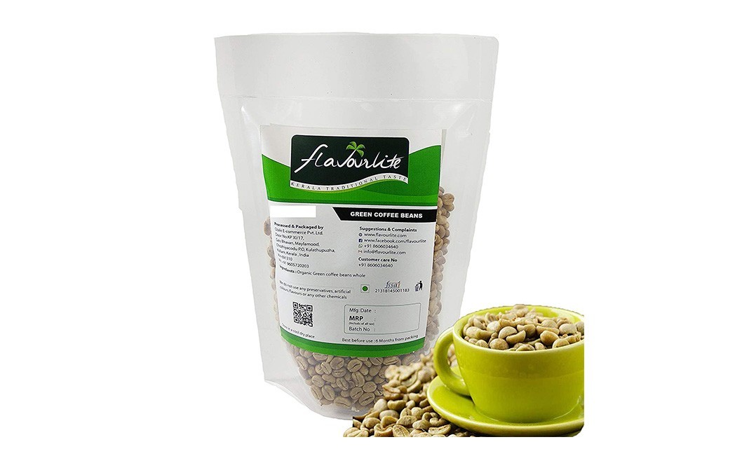 Flavourlite Green Coffee Beans    Pack  200 grams